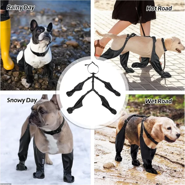 Outdoor Walking Dog Boot Leggings - Image 2