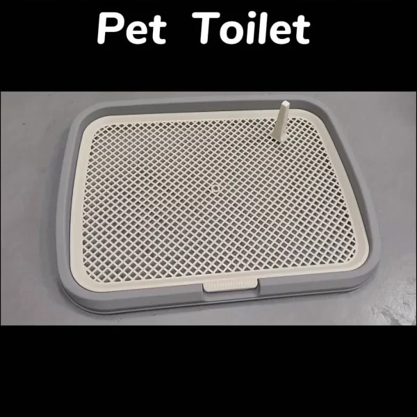 Dog Potty Training Toilet, Plastic Dog Pee Pad Holder With Removable Net, Reusable Dog Potty Trainer Dog Toilet Tray For Pets Up - Image 6