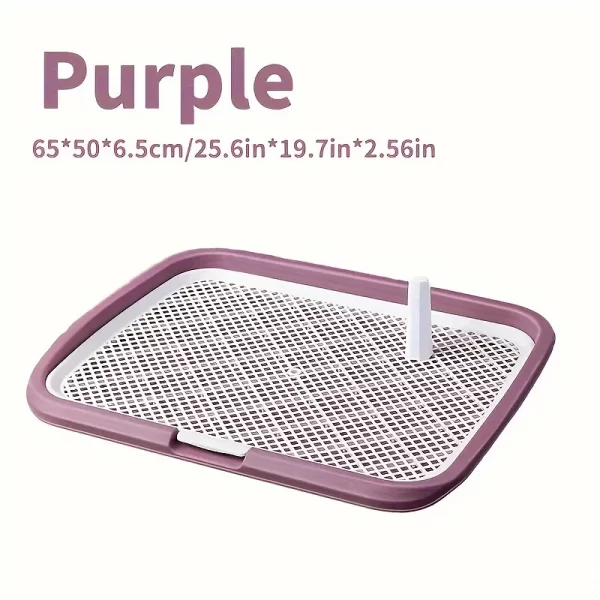 Dog Potty Training Toilet, Plastic Dog Pee Pad Holder With Removable Net, Reusable Dog Potty Trainer Dog Toilet Tray For Pets Up - Image 5