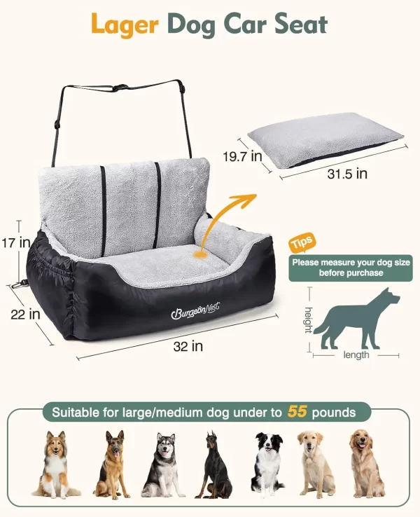 Calming Pet Car Bed - Image 6