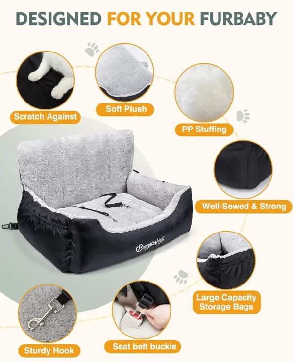 Calming Pet Car Bed - Image 5